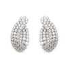 18K White Gold Ladies "Hana" Diamond Earrings, 9.67Ctw, G-H, SI1-SI2