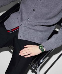 Gucci Dive watch Green Dial Green Rubber Strap YA136360
