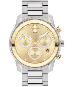 Movado BOLD Verso Two-Tone Stainless Steel Men's Watch 3600907