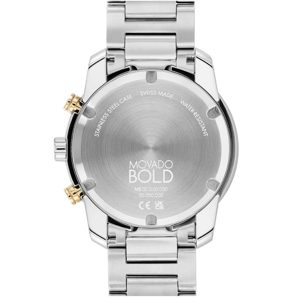 Movado BOLD Verso Two-Tone Stainless Steel Men's Watch 3600907