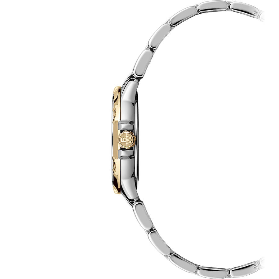 Raymond Weil Tango Blue Frosted Dial Two-Tone Bracelet Ladies Watch 5960-STP-50061