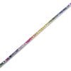 14K White Gold Rainbow Sapphire Line Tennis Bracelet