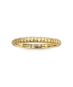 18K Yellow Gold Yellow Sapphire Eternity Ladies Band