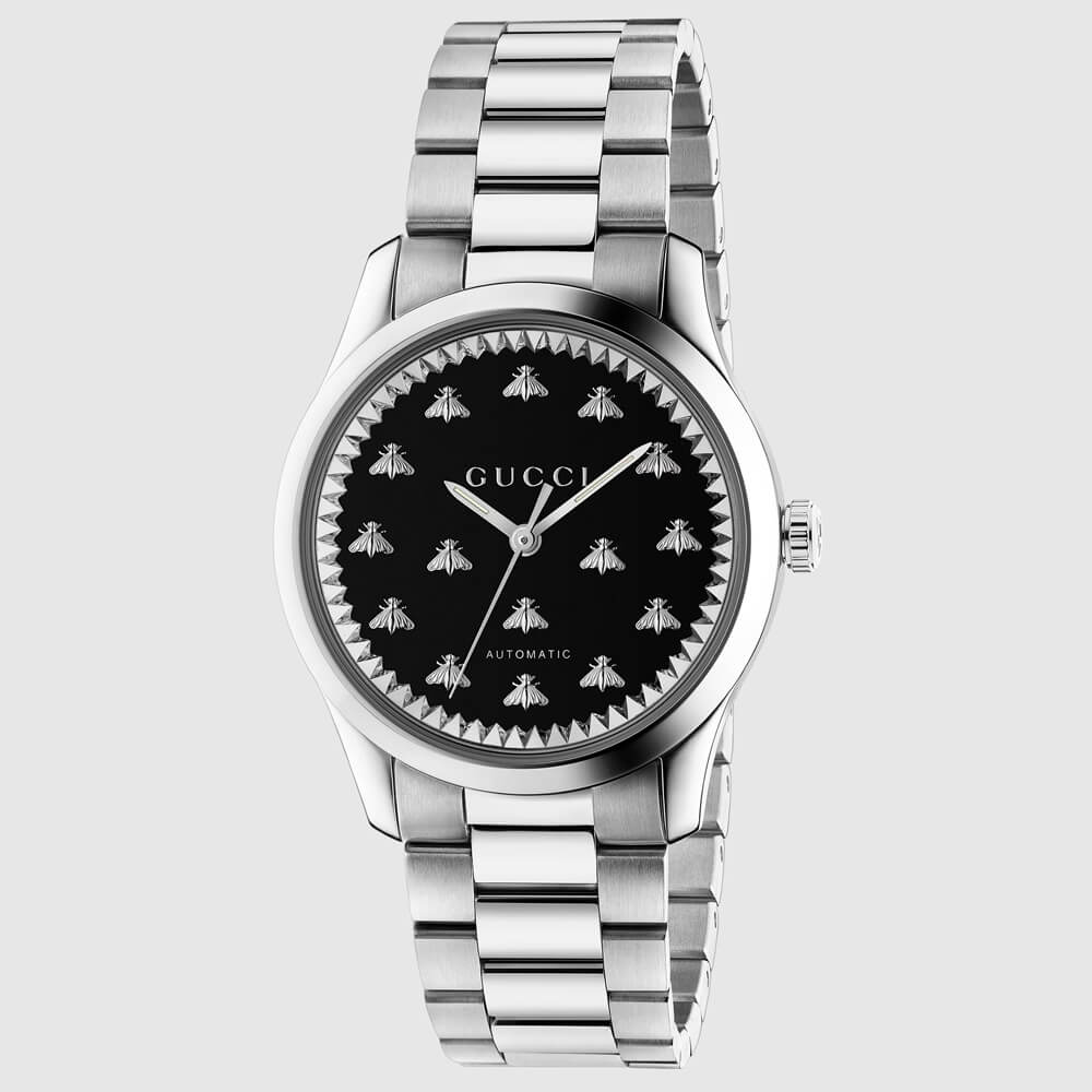 Gucci G-Timeless Bee Black Dial 38MM Women's Watch YA1264130