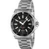Gucci Quartz Large Black Dial Steel Bracelet Watch YA136301A