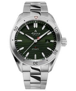 Alpina ALPINER 4 Green Dial Stainless Steel Automatic Men's Watch AL-525GR5AQ6B