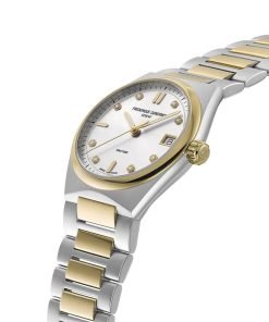 Frederique Constant Highlife Silver Dial Two-Tone Stainless Steel Diamond Quartz Women's Watch FC-240VD2NH3B