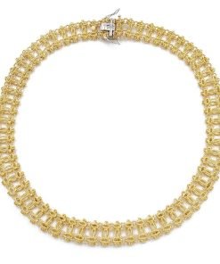 Pre-Owned Roberto Coin Barocco 18K Yellow & White Gold Necklace 228467AJCHXO