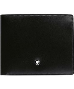 Montblanc Meisterstuck Black Wallet 6cc with Money Clip 5525