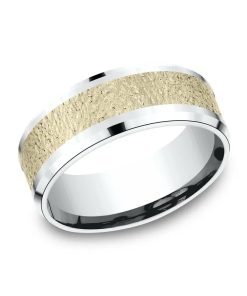 Two Tone men's wedding band CF81862514KWY