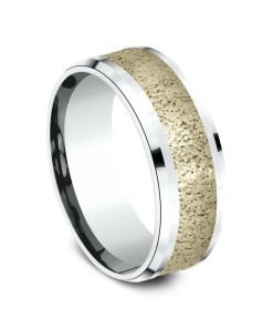 Two Tone men's wedding band CF81862514KWY