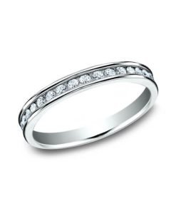 14K White Gold Ladies Diamond Wedding Band 51352314KW07