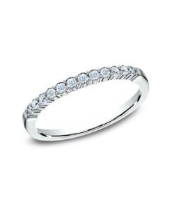 Benchmark 14K White Gold Ladies Diamond Wedding Band 55262114KW