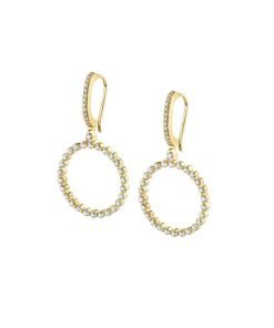 Michael M Cloud Ring Drop Earrings ER382