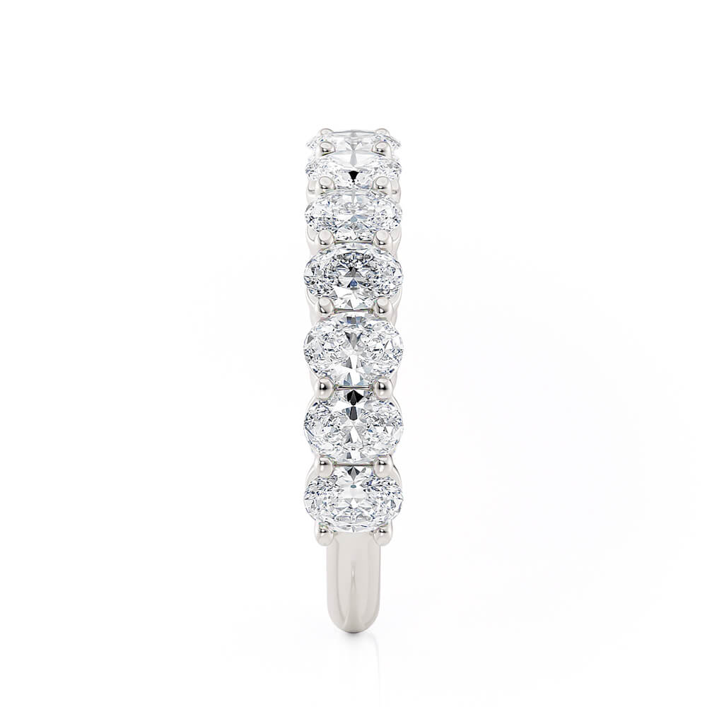 Michael M Ladies Oval Cut Diamond Wedding Band R795B
