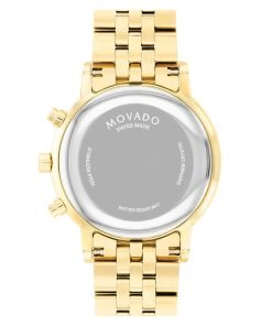 Movado Museum Classic Light Yellow Gold Pvd Men's Watch 0607810