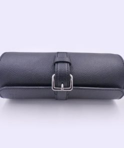 Louis Vuitton Ardoise Taiga Black 3 Watch Case