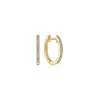 Gabriel 14K Yellow Gold Classic Diamond Huggies EG11122Y45JJ