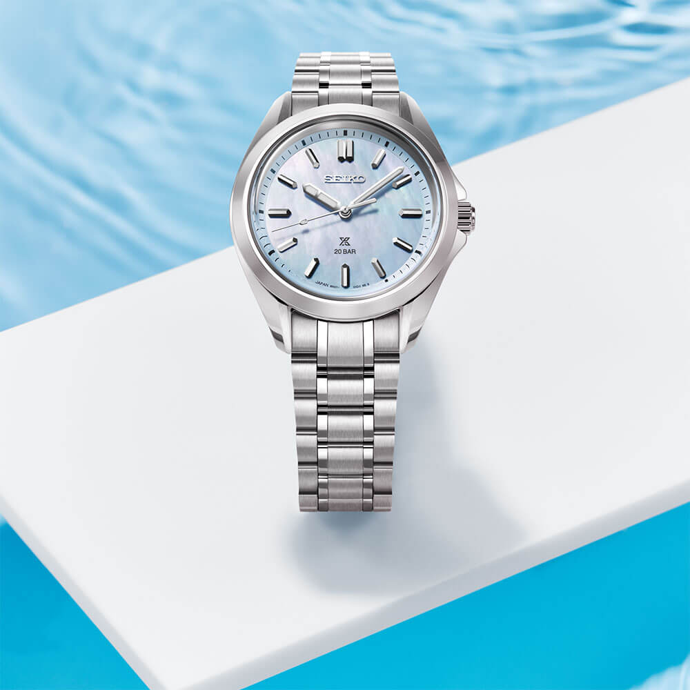Seiko Prospex Sea Series Blue Dial Stainless Steel Quartz Women's Watch SUR607