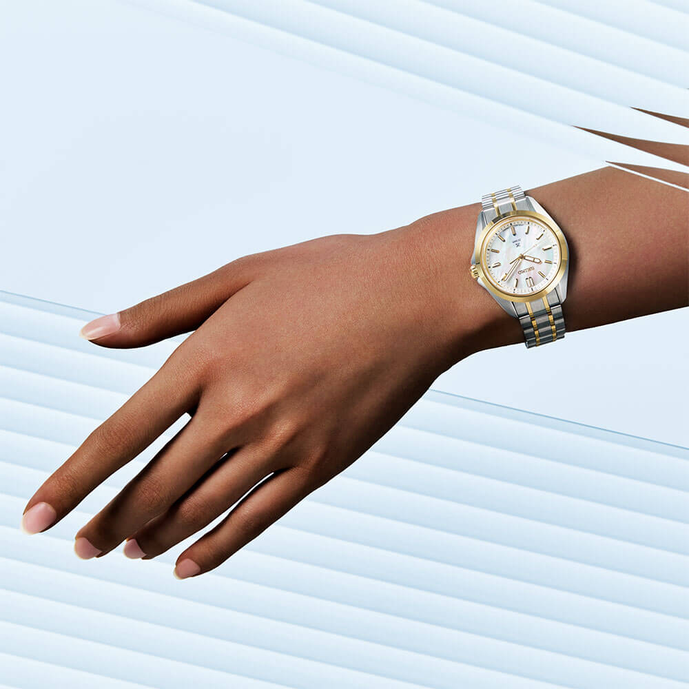 Seiko Prospex Sea Series Two Tone Quartz Women's Watch SUR608