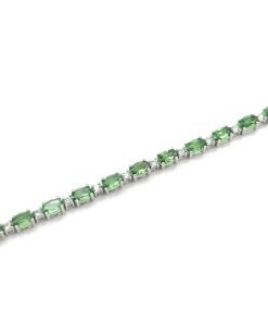 Tsavorite Garnet Tennis Bracelet
