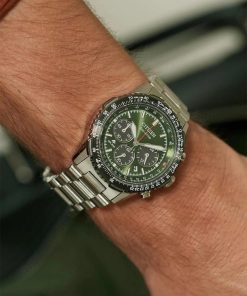 Citizen Promaster Navihawk Green Dial Men's Watch CA4664-60W