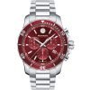 Movado Series 800 Chronograph Red Dial Quartz Men's Watch 2600194