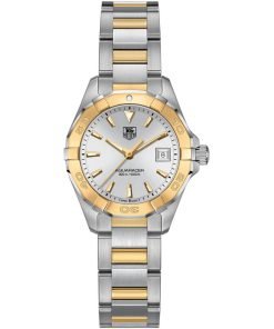 TAG Heuer Aquaracer Yellow Gold & Stainless Steel Quartz Women's Watch WAY1455.BD0922B