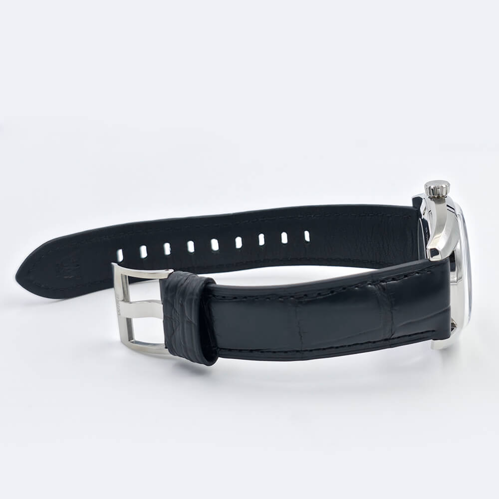 WISE ADAMASCUS AD760A black leather strap men's watch