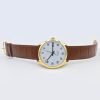 Tom Ford Au750 Yellow Gold Case Brown Leather Strap Automatic Men's Watch T2GWH406BR