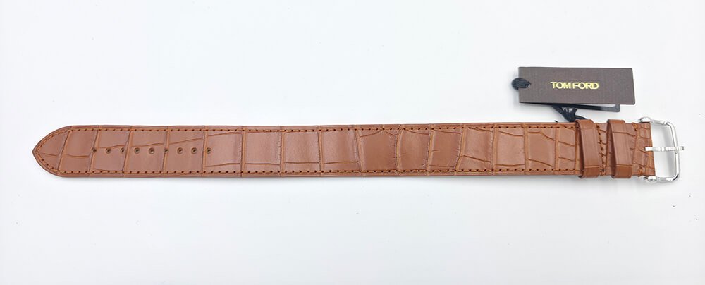 TOM FORD Brown Leather Strap