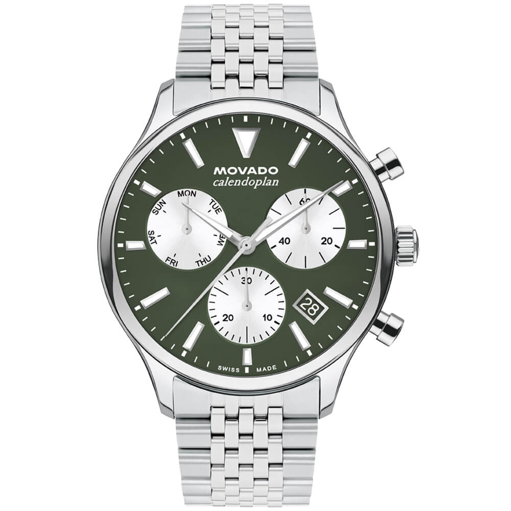Movado Heritage Calendoplan Chronograph Quartz Men's Watch 3650166