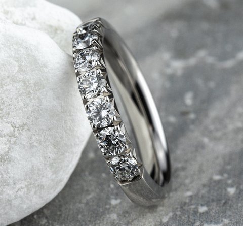Benchmark 14K White Gold Ladies Diamond Band 59318314KW