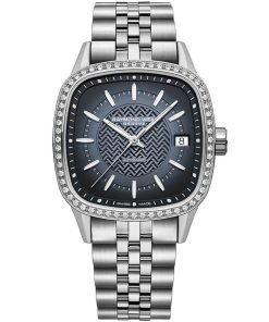 Raymond Weil 2490-STS-50051 Freelancer Cushion Diamond Ladies Automatic Watch